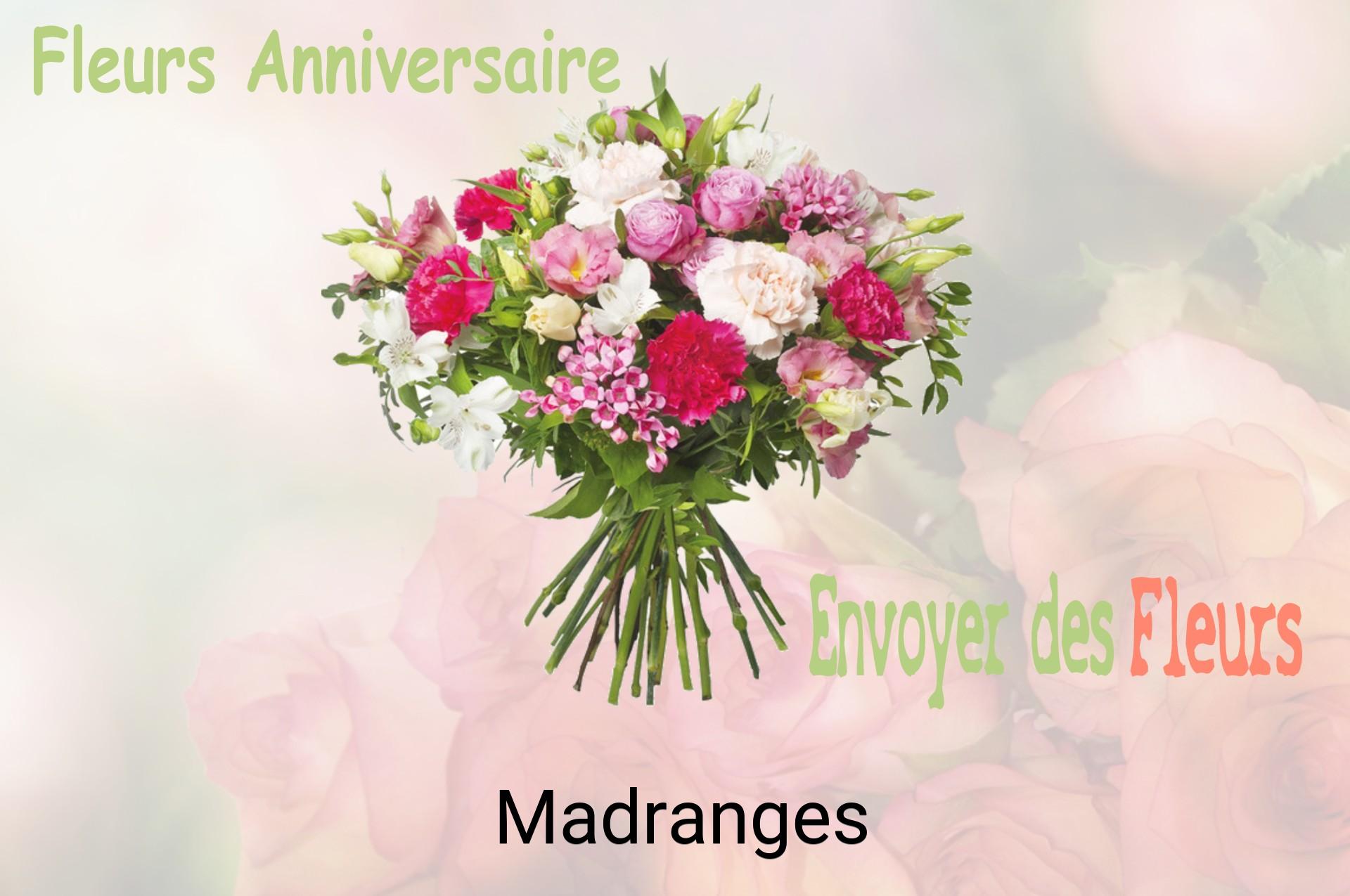 Bouquet de fleurs d’anniversaire livré à Madranges