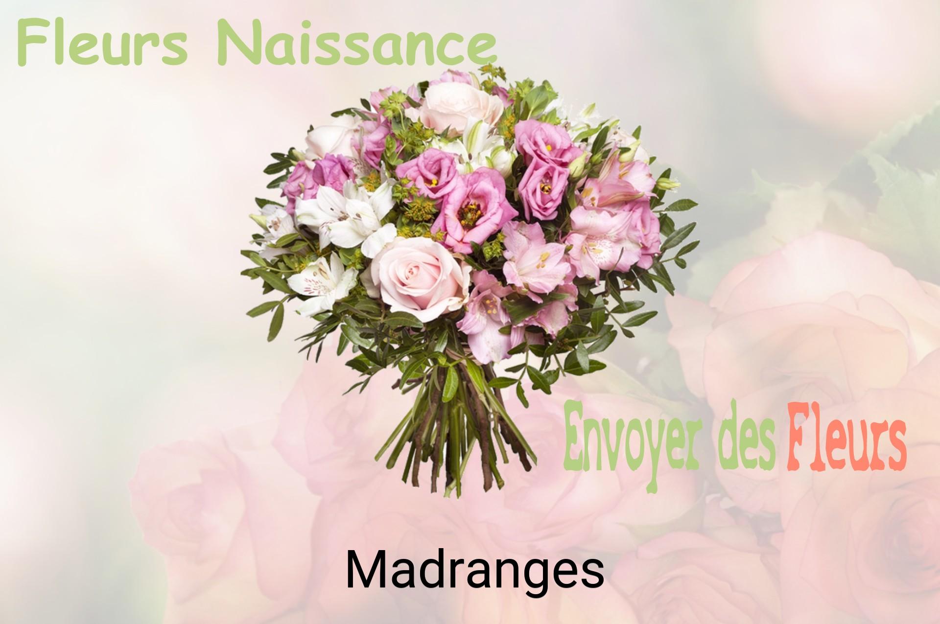 Bouquet de fleurs de naissance livré à Madranges